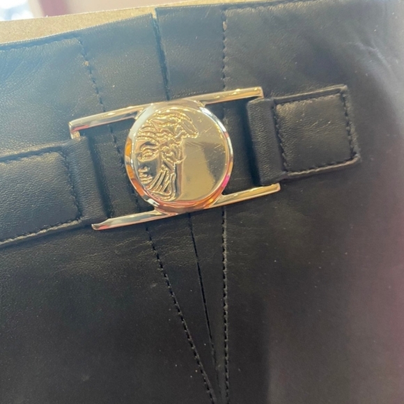 Versace Iconic Medusa knee high boots - Picture 7 of 9